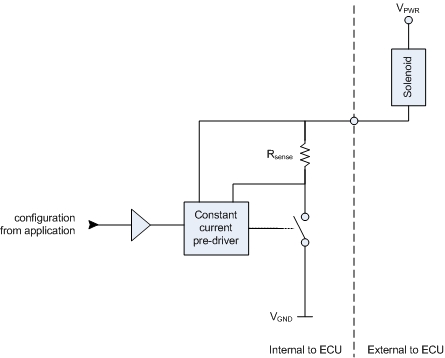Switching arrangement for constant current outputs